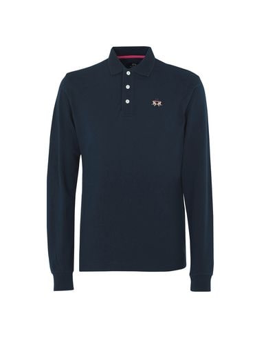 La Martina Polo Shirt In Dark Blue