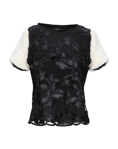 HANITA Top Black 100% Polyester, Elastane