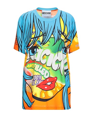 MOSCHINO T-shirt Azure 100% Cotton