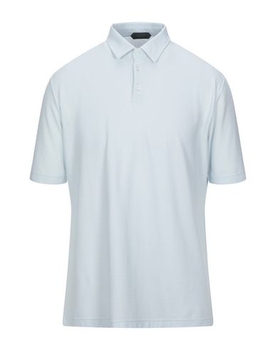 Zanone Polo Shirt In Sky Blue