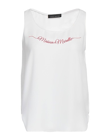 FRANKIE MORELLO Top Bianco 100% Poliestere