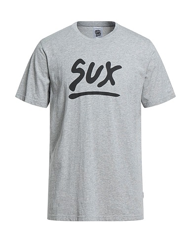 LIFE SUX T-shirt Light grey 100% Cotton