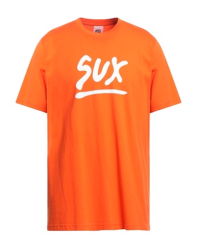 LIFE SUX T-shirt Orange 100% Cotton