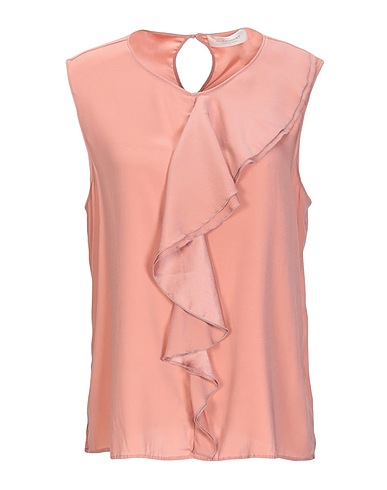 GLANSHIRT Top Cipria 94% Seta, 6% Elastan