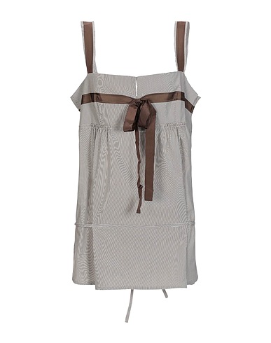 PHILOSOPHY di ALBERTA FERRETTI Top Chocolate brown 66% Cotton, 32% Polyamide, 2% Other Fibres