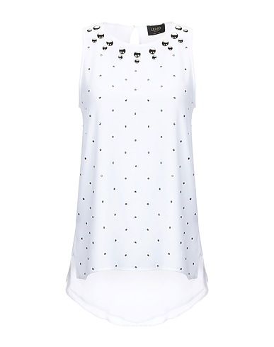 LIU •JO Top White 100% Polyester