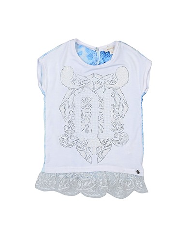 MICROBE by MISS GRANT T-shirt Bianco 100% Poliestere