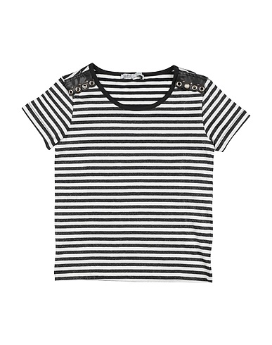 PATRIZIA PEPE T-shirt Black 95% Cotton, 5% Elastane