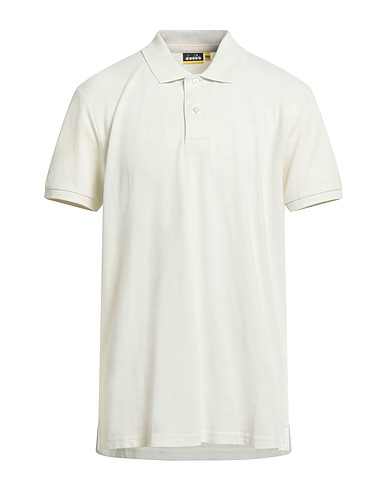 DIADORA Polo Avorio 100% Cotone