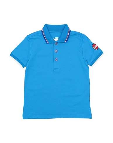 COLMAR Polo shirt Azure 95% Cotton, 5% Elastane