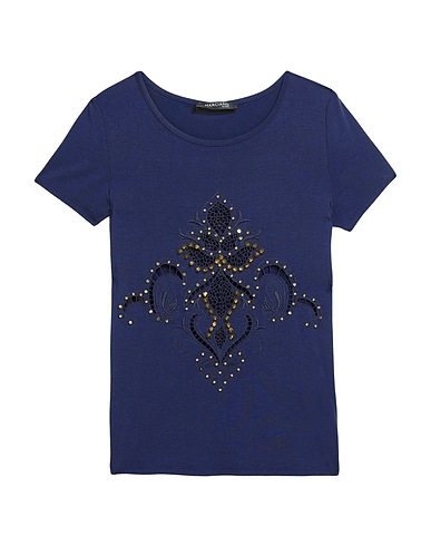 MARCIANO by GUESS Basic T-Shirt Midnight blue 95% Modal, 5% Elastane