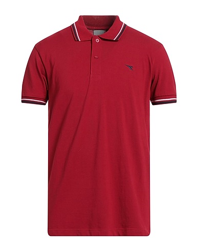 DIADORA Poloshirt Ziegelrot 100% Baumwolle