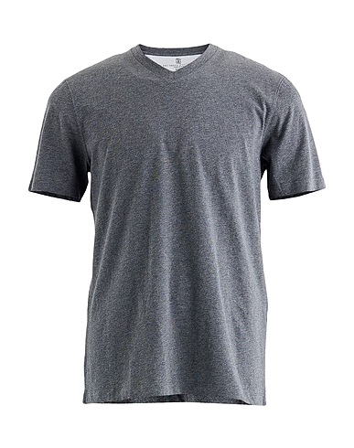 BRUNELLO CUCINELLI T-shirt Grey 100% Cotton