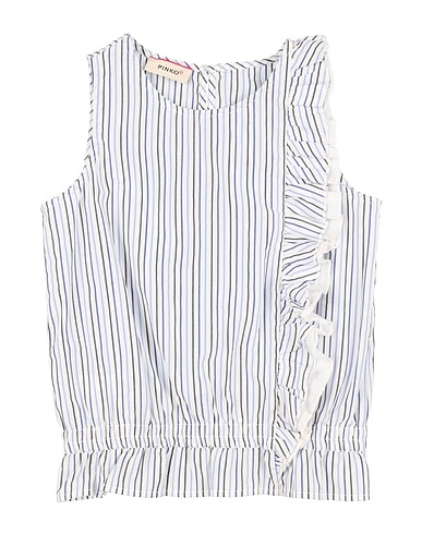PINKO UP Top Sky blue 100% Cotton, Elastane