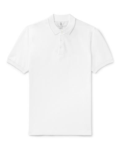 Brunello Cucinelli Polo Shirts In White