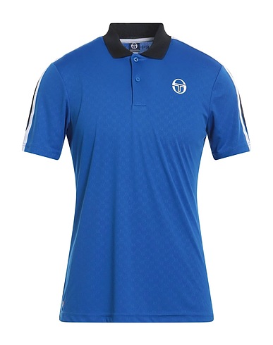 SERGIO TACCHINI Polo shirt Bright blue 100% Polyester