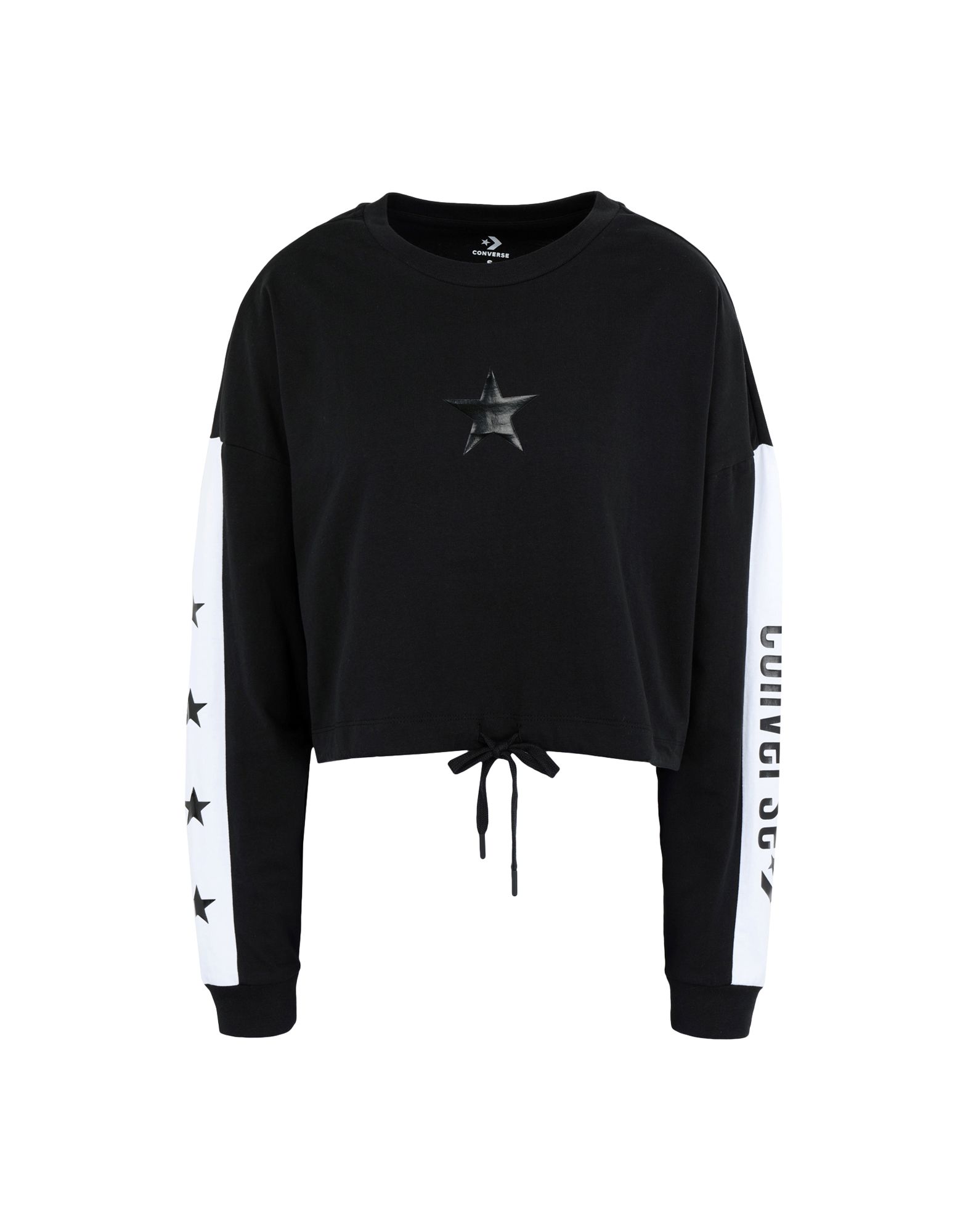 converse crop top hoodie