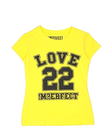 !M?ERFECT T-shirt Yellow 94% Cotton, 6% Elastane