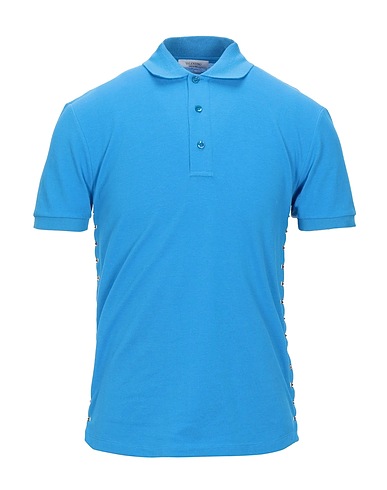 VALENTINO GARAVANI Polo shirt Azure 100% Cotton