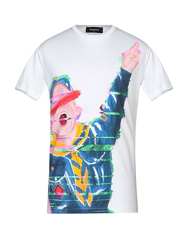 DSQUARED2 T-shirt White 100% Cotton