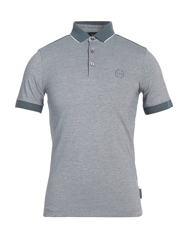 ARMANI EXCHANGE Polo Gris 100% Coton, Élasthanne