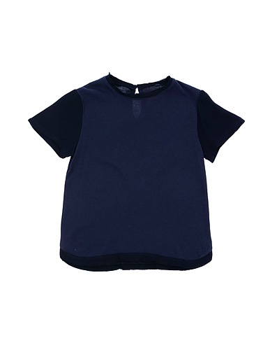 STELLA McCARTNEY KIDS T-shirt Midnight blue 100% Cotton, Viscose