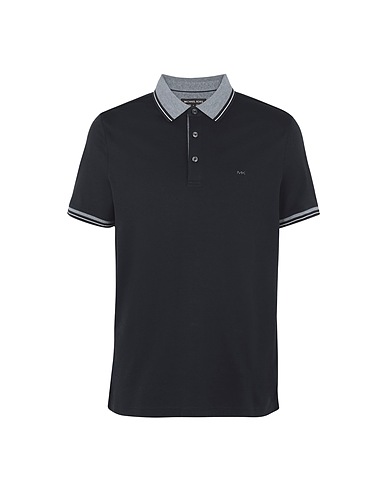 MICHAEL KORS MENS Poloshirt GREENWICH POLO
 Schwarz 100% Baumwolle