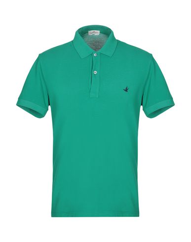 Brooksfield Polo Shirts In Green