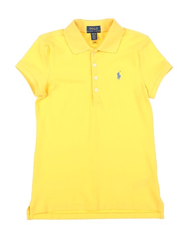 POLO RALPH LAUREN Polo shirt KIDS-SS-POLO-SHRT-TOPS-KNIT-ADIRONDACK-BERRY
 Yellow 98% Cotton, 2% Elastane