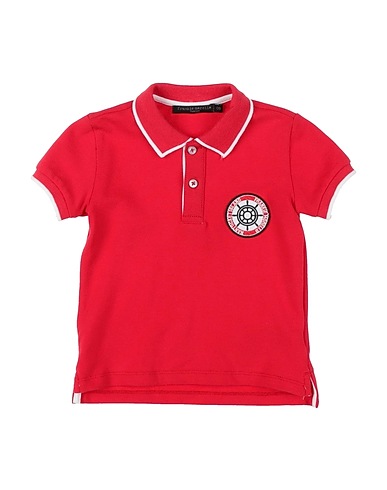 FRANKIE MORELLO Polo Rosso 96% Cotone, 4% Elastan