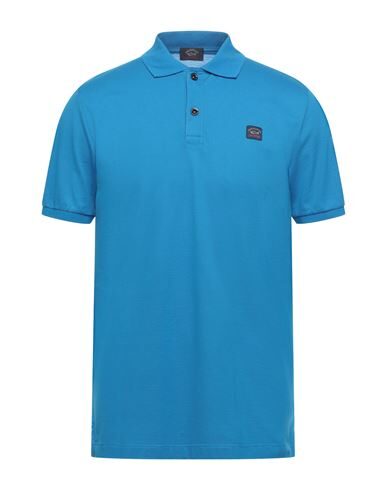 Paul & Shark Polo Shirts In Azure