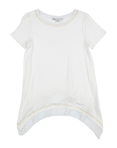 PATRIZIA PEPE TOPWEAR White 92% Viscose, 8% Elastane