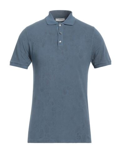 Alpha Studio Polo Shirts In Blue