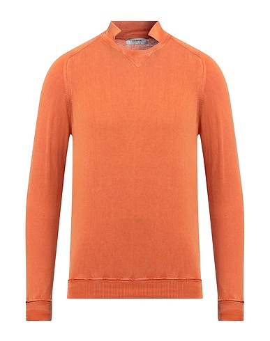 ALPHA STUDIO Sweater Orange 100% Cotton