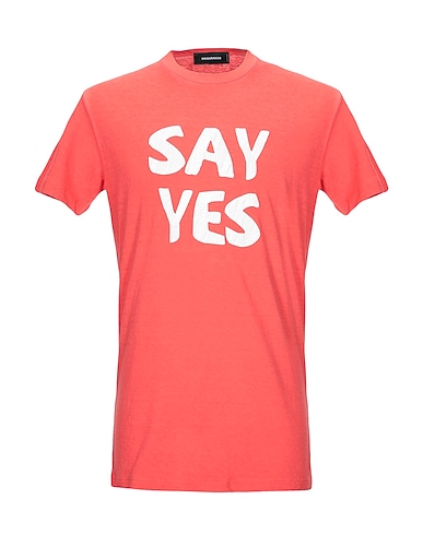 DSQUARED2 Oversize-T-Shirt Coral 100% Cotton
