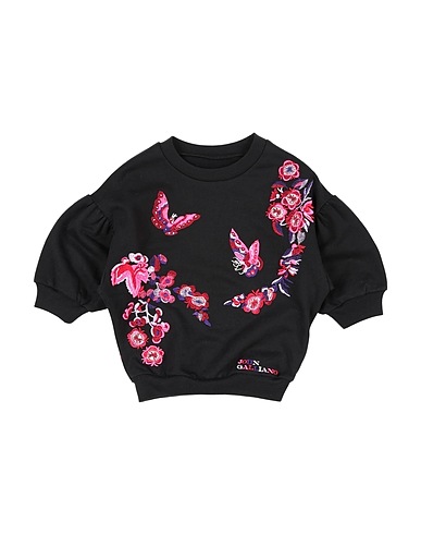 JOHN GALLIANO Felpa Nero 100% Cotone