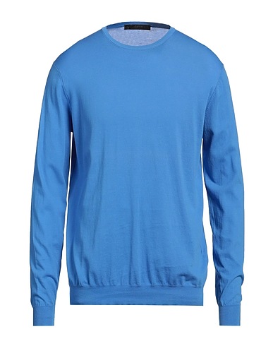 JEORDIE'S Pullover Azurblau 100% Baumwolle