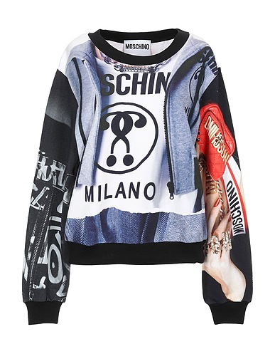 MOSCHINO スウェット ブルー コットン 100%