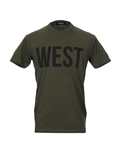 DSQUARED2 T-shirt Military green 100% Cotton