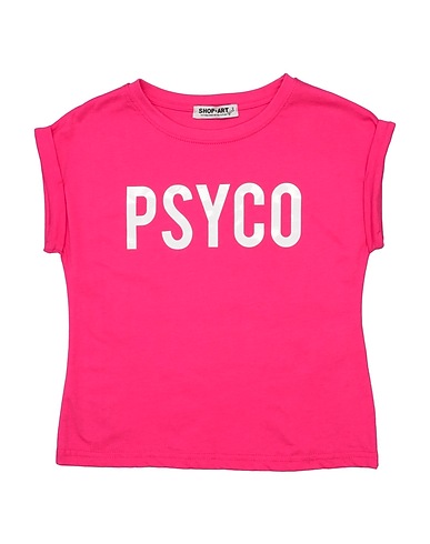 SHOPART T-shirt Fuchsia 100% Cotton