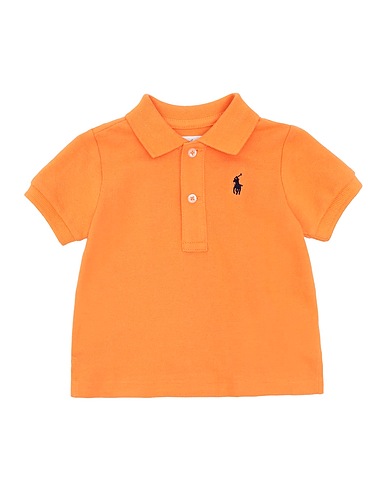POLO RALPH LAUREN Polo shirt Orange 100% Cotton
