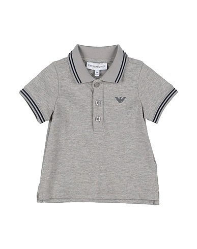 EMPORIO ARMANI Polo Grigio 96% Cotone, 4% Elastan