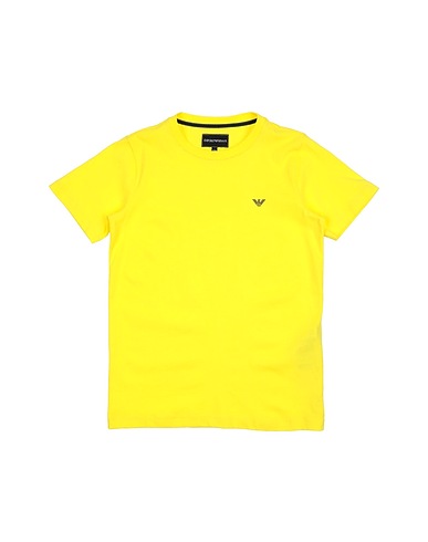 EMPORIO ARMANI T-shirt Yellow 100% Cotton