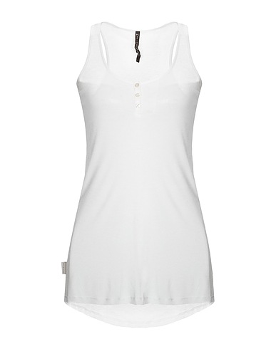 MANILA GRACE Canotta Bianco 100% Viscosa
