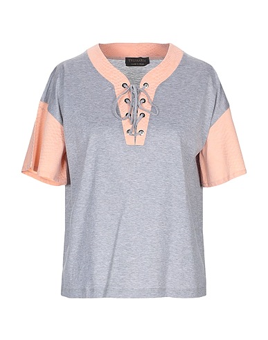 TRUSSARDI T-shirt Salmone 100% Cotone, Cupro, Elastan