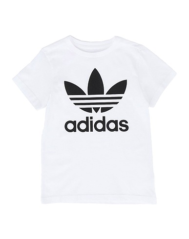 ADIDAS ORIGINALS T-shirt TREFOIL TEE          Bianco 100% Cotone