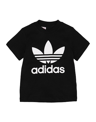 ADIDAS ORIGINALS T-shirt TREFOIL TEE     Black 100% Cotton