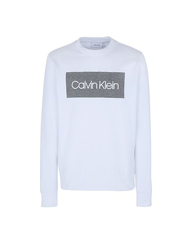 CALVIN KLEIN Sweatshirt White 100% Cotton