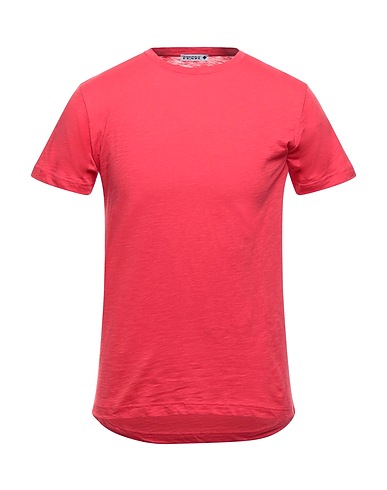 ANDREA FENZI Basic T-shirt Red 100% Cotton