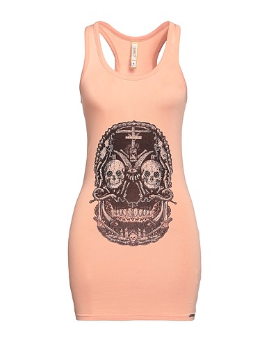 MET JEANS Short dress Blush 94% Viscose, 6% Elastane